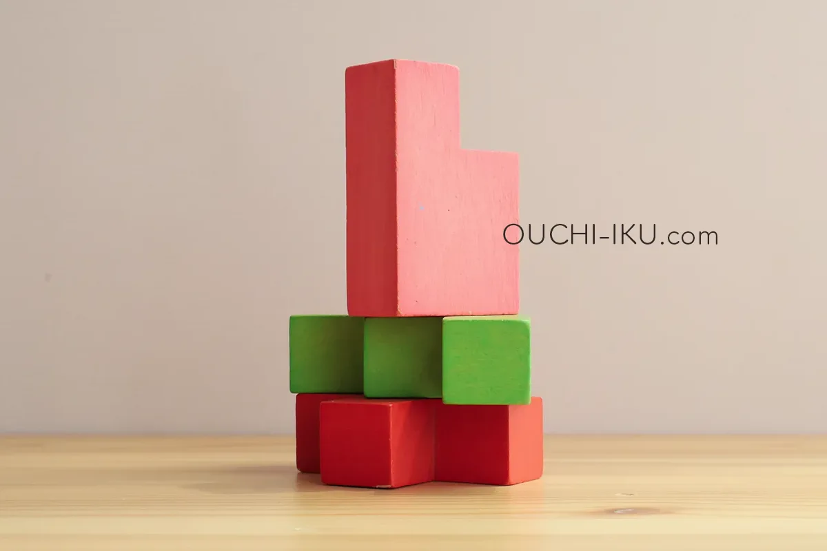 カタミノで積み木は幼児も遊べる