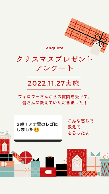 子どものクリスマスプレゼント、大規模アンケート (1)