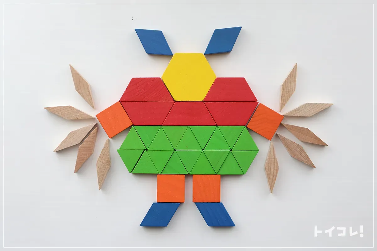 パターンブロックで作ったポケモン