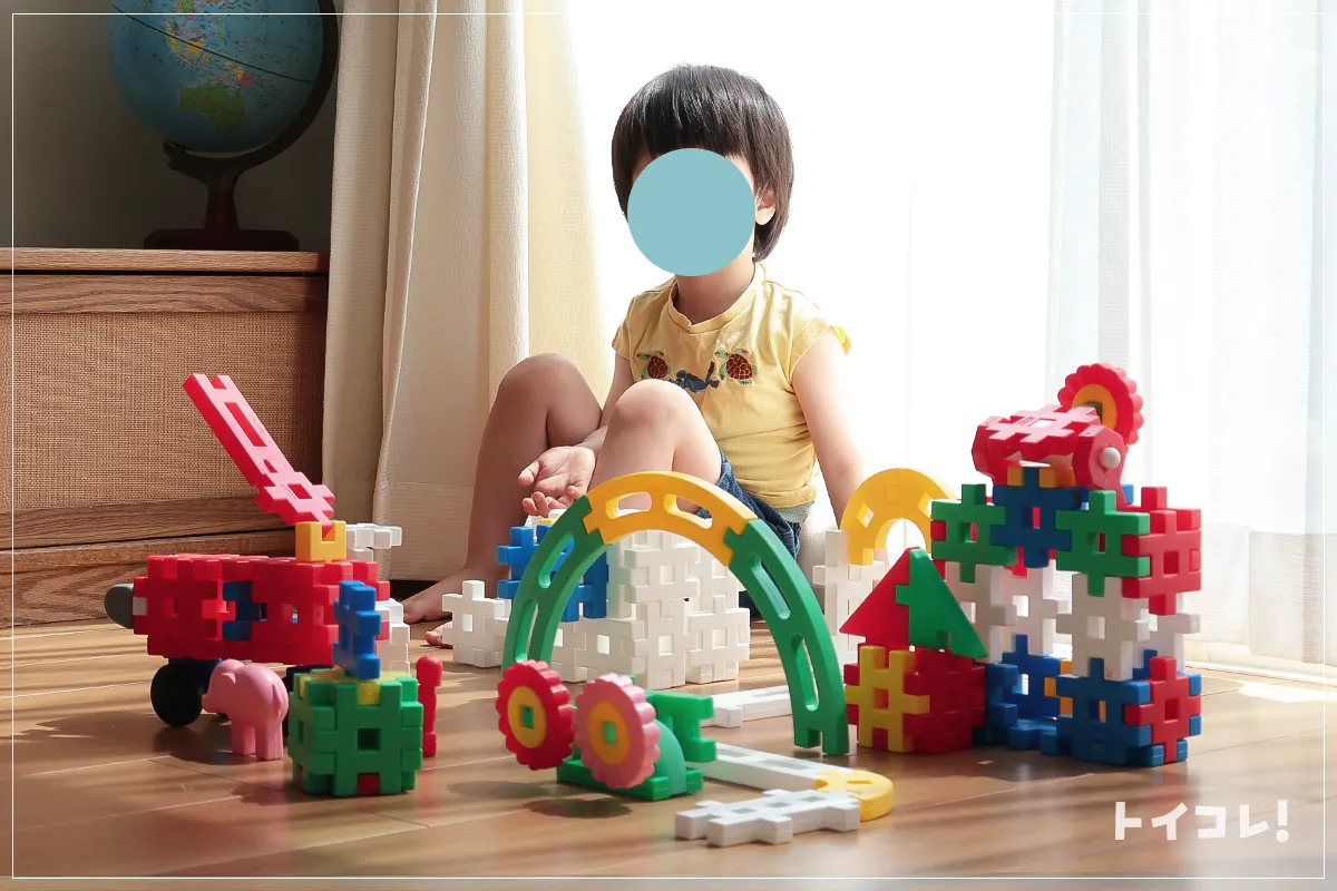 3歳児が学研ニューブロックで作った作品