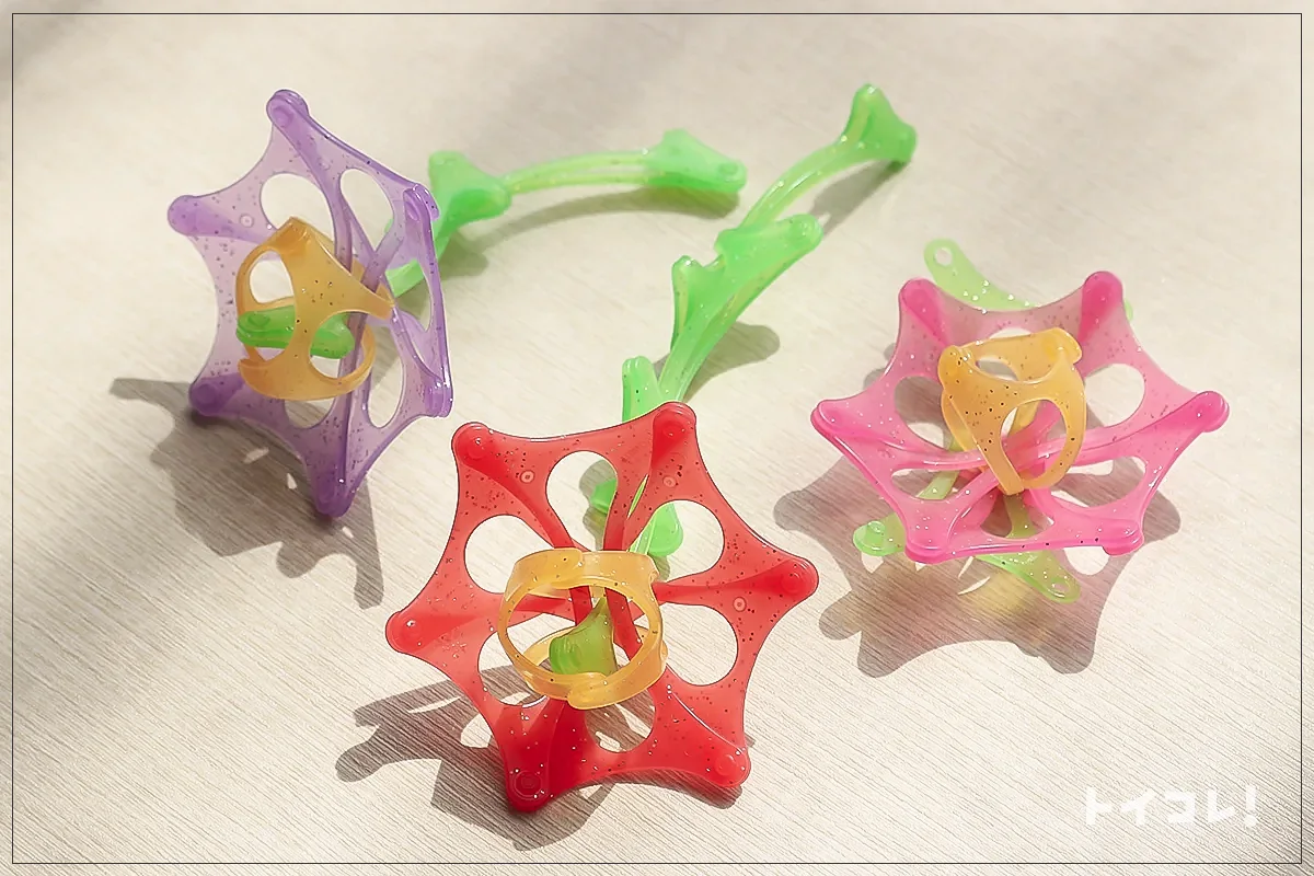 おすすめ知育ブロックのワミーで作った花