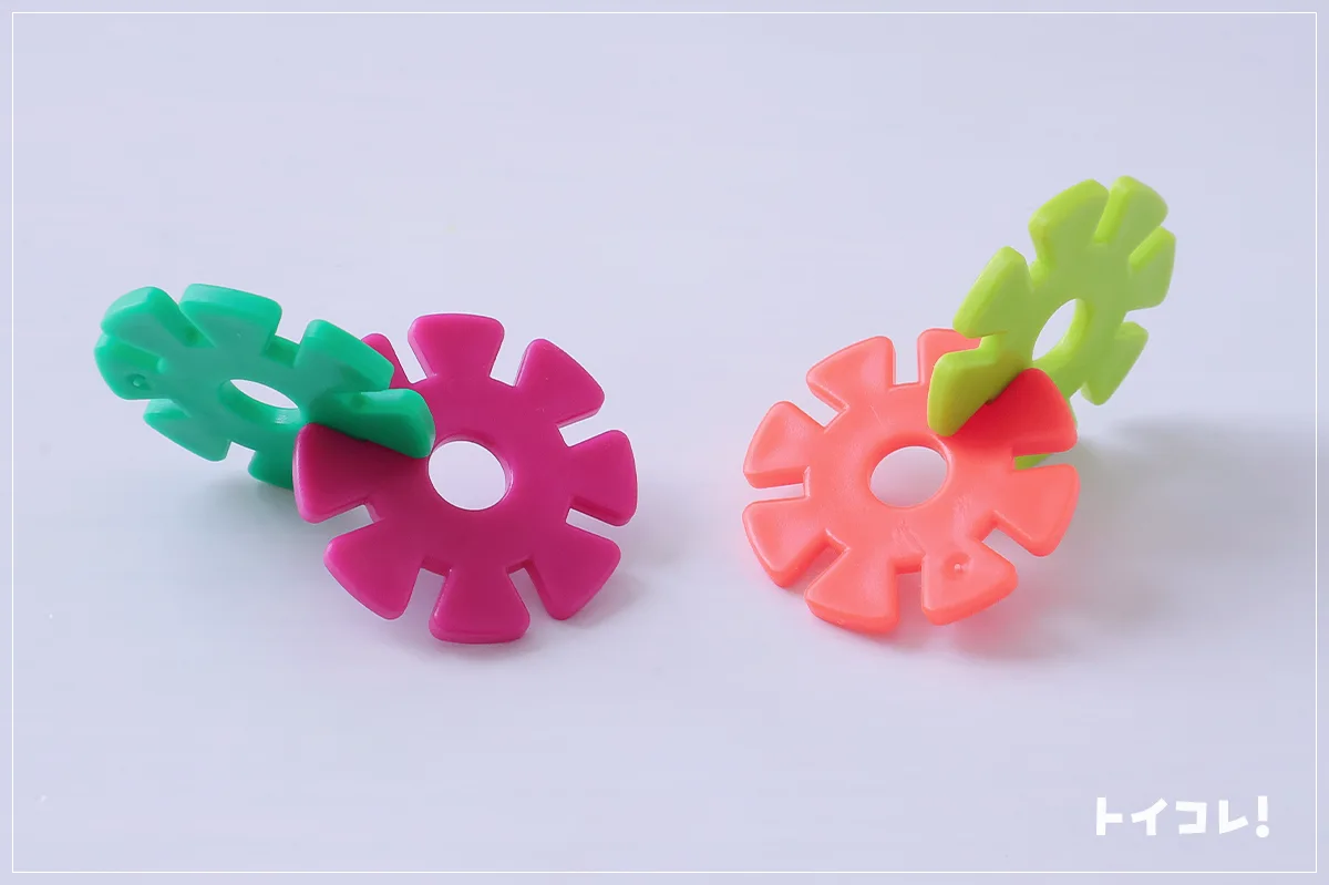 ジスターで作る2ピースの花