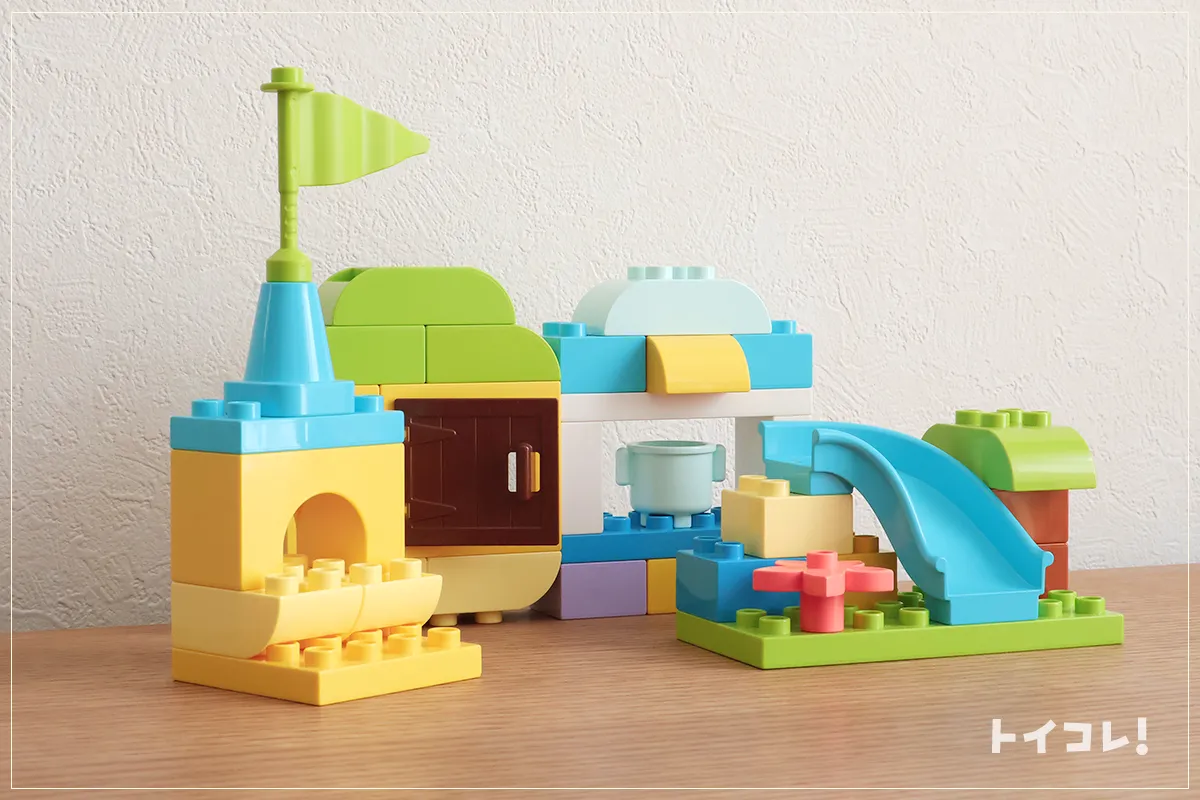 レゴデュプロで作った家や情景