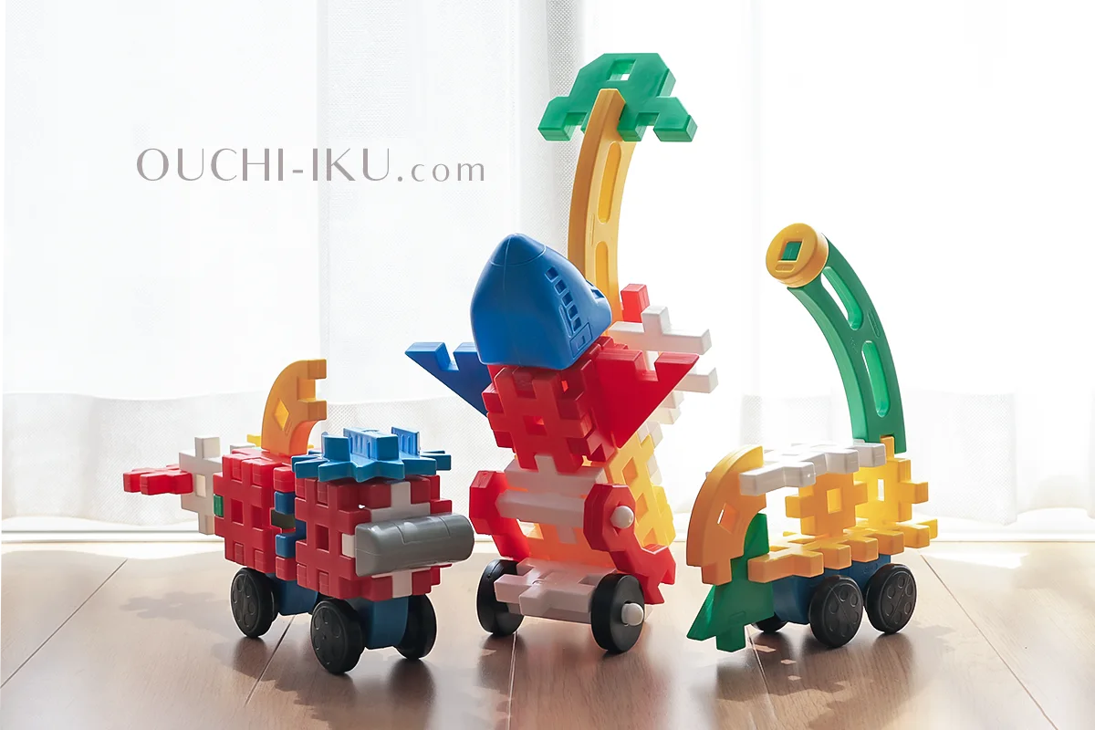 学研ニューブロックで作った車色々