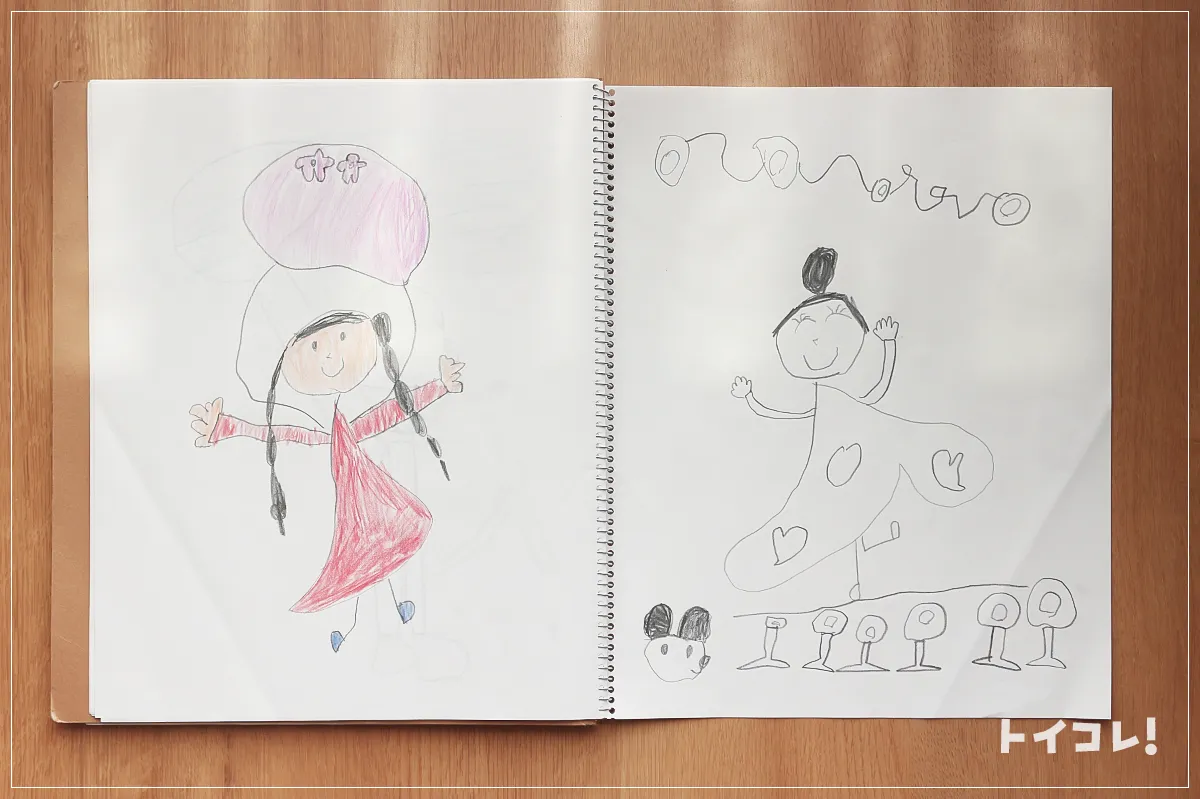 4歳の女の子の絵