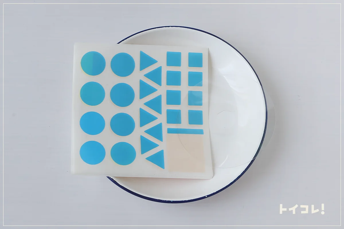 自分で模様を作れる「とうめいカード」