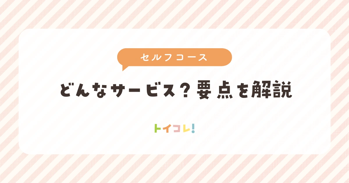 アンドトイボックス(And TOYBOX)に登場したセルフコースの特徴