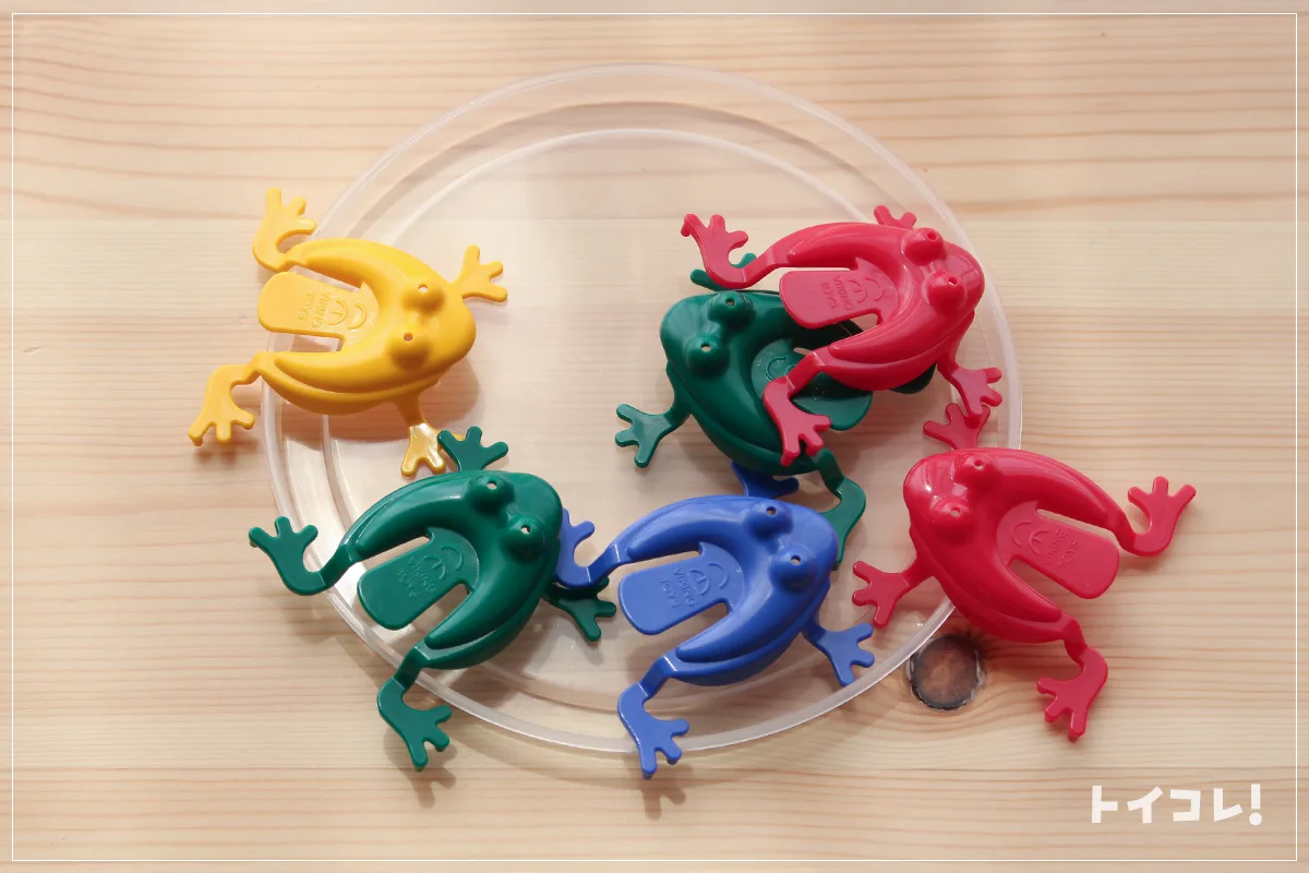 カエルさんジャンプのカエルたち
