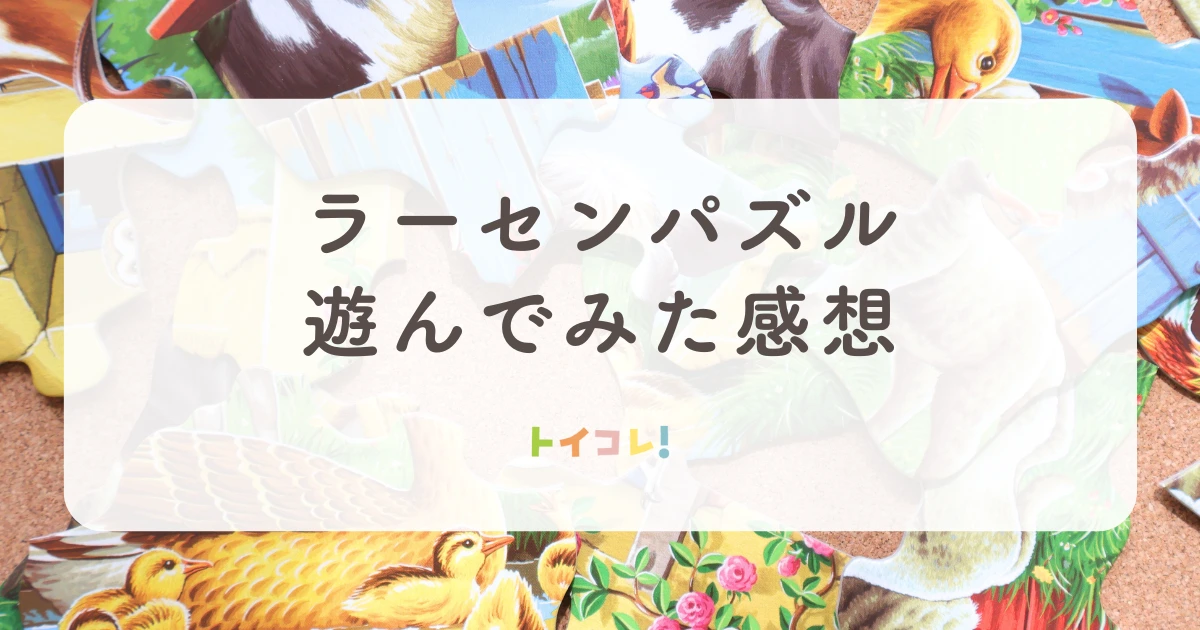 ラーセンパズルで実際に遊んでみた感想