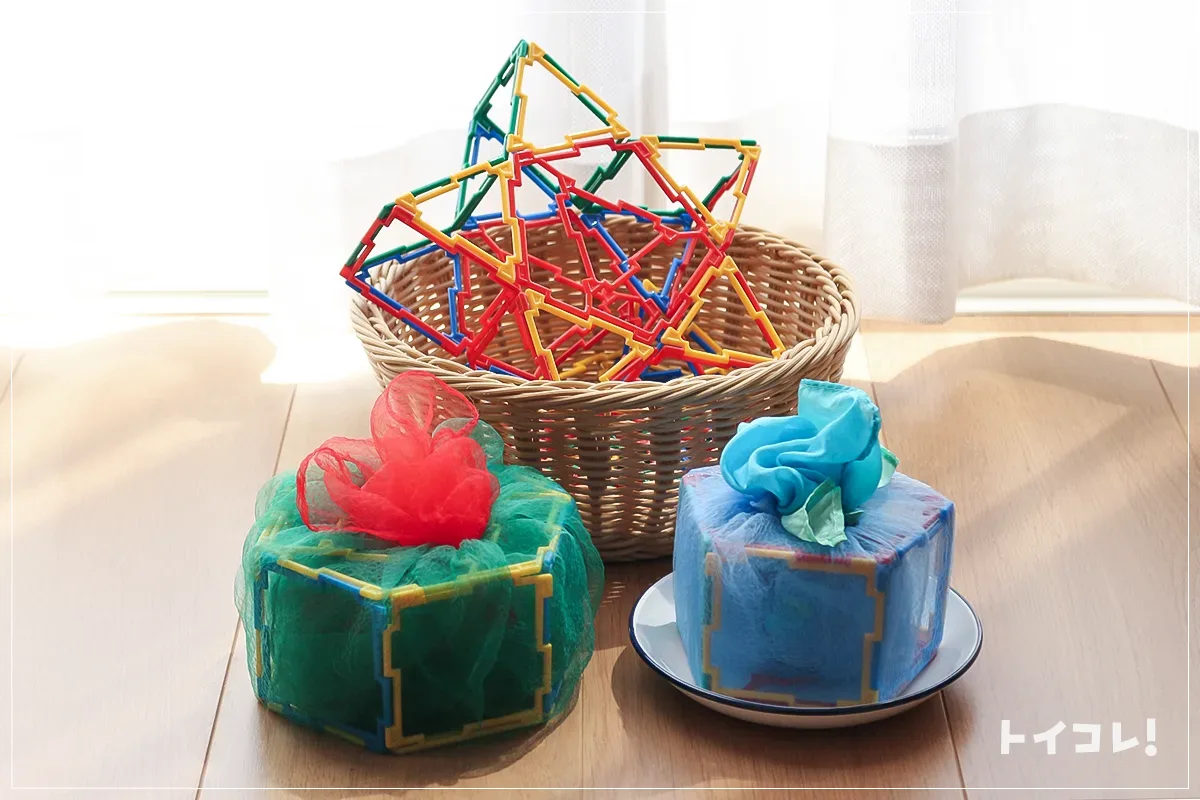 ３Dジオフィックスとリトミックスカーフのケーキ