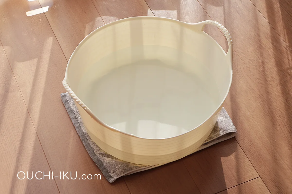 お湯を用意する