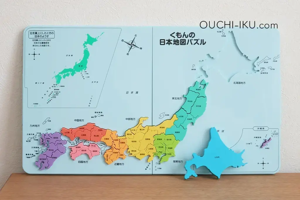くもん日本地図パズルとは