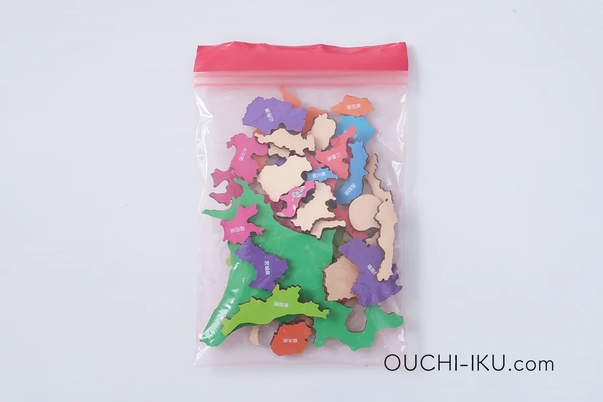 学研木製パズル日本地図のピース