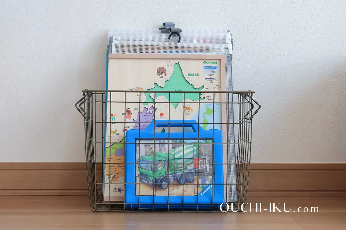 学研木製パズル日本地図の収納