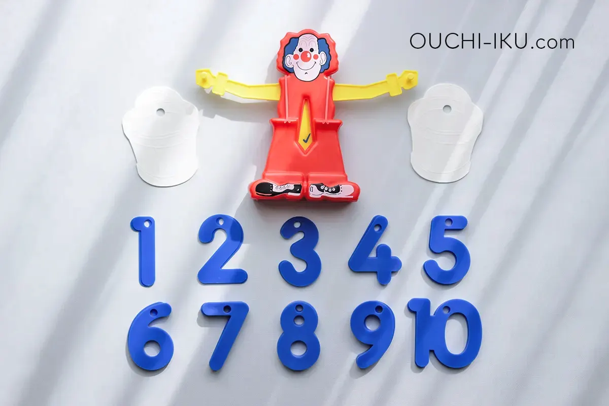 ボーネルンド「ピエロのびっくりはかり」のセット内容