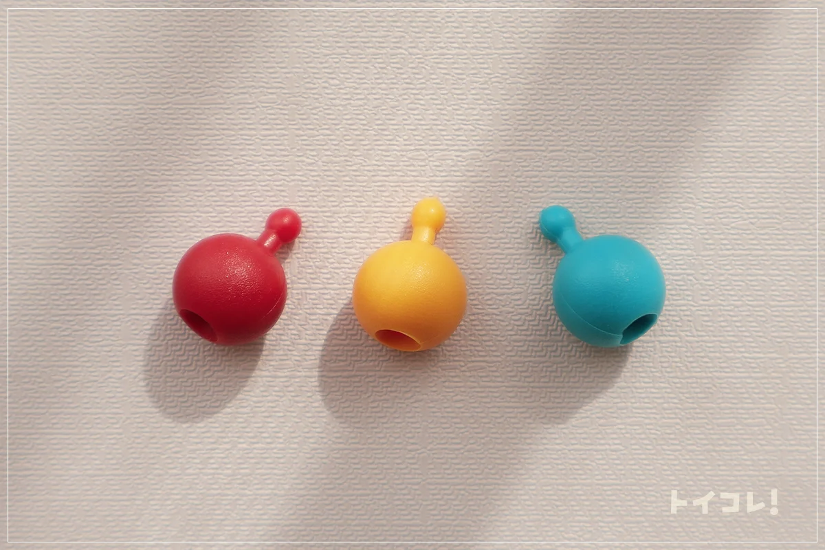 B.toys「ビーズジュエリー500ピース」のビーズ