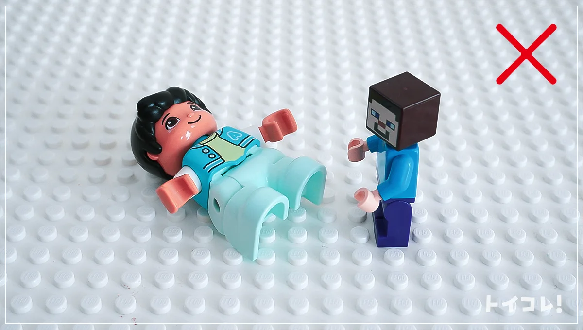 レゴとレゴデュプロのフィグ(人形パーツ)の互換性