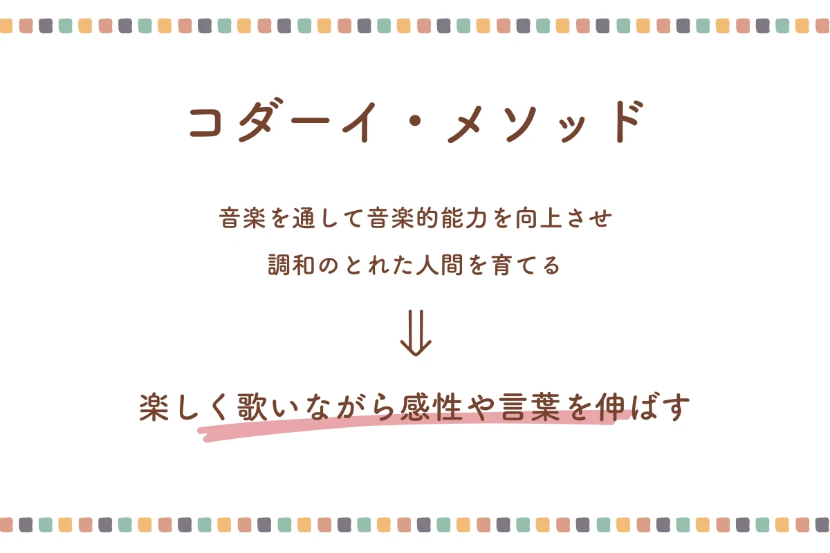 コダーイメソッドとはわかりやすく