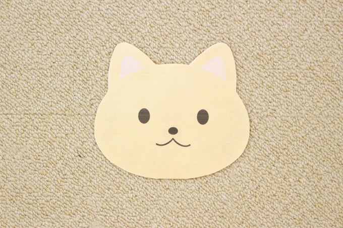 型紙を印刷して折れば形が出来上がる
