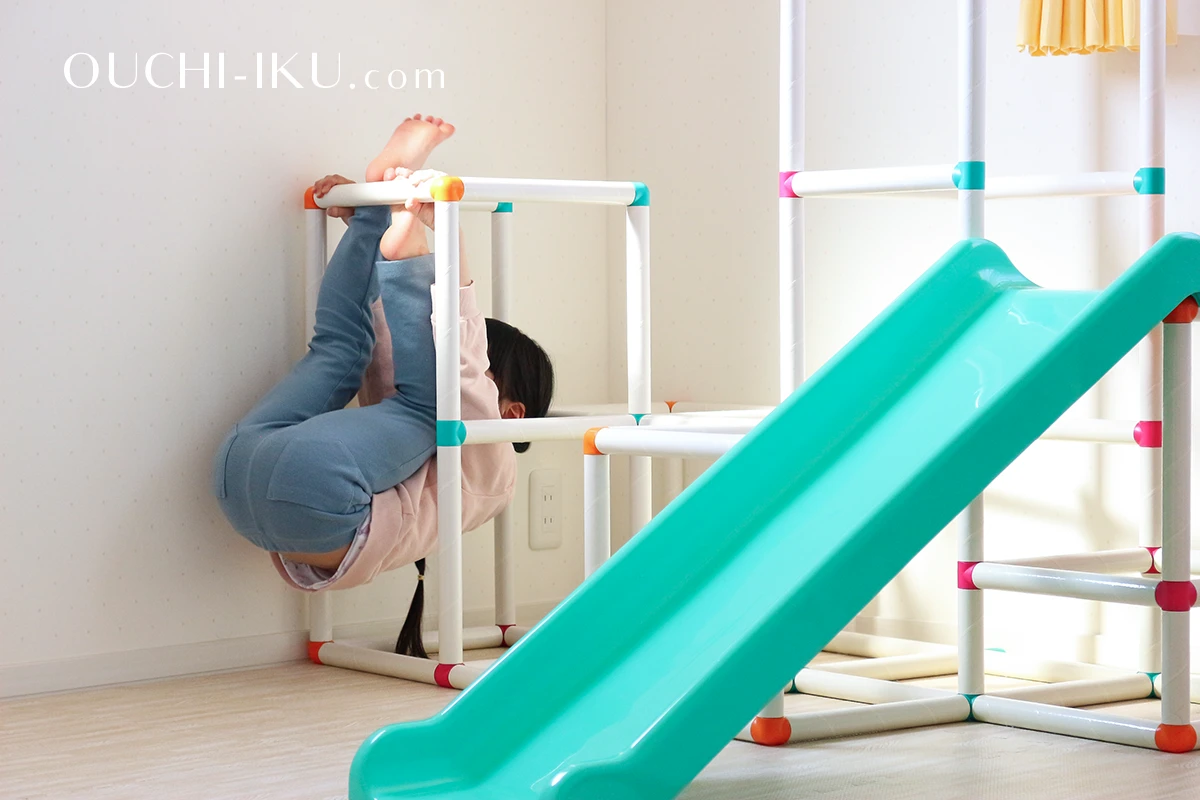 白いわんぱくジム　※すべり台と踊り場なし　ピープル 白いわんぱくジム 滑り台なし