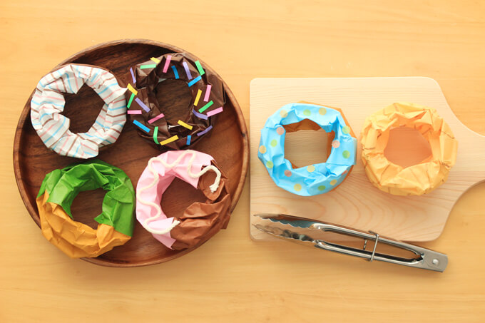 折り紙の立体ドーナツの種類色々