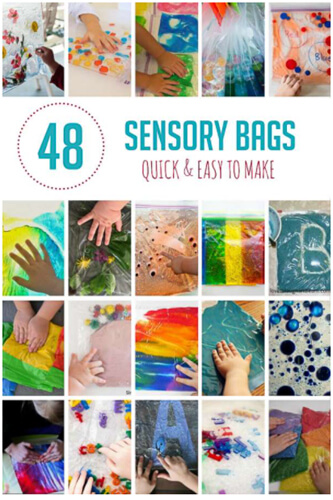 48 Quick Sensory Bags to Make for Your Kids