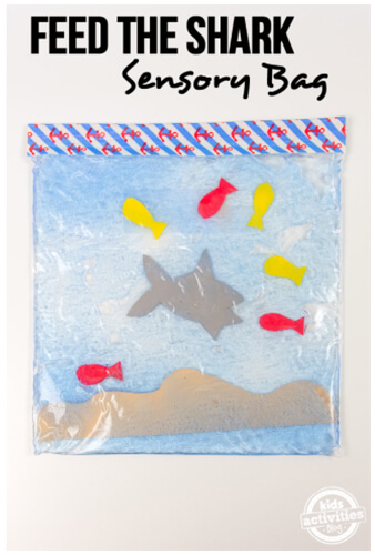 Feed the Shark Sensory Bag
