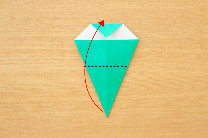 簡単なカボチャの折り紙3