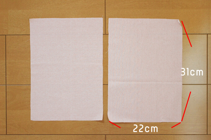 敷き布団用の布サイズ