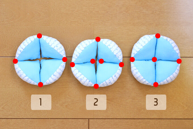 キッキングボールの組み合わせ方～まさにパズル！