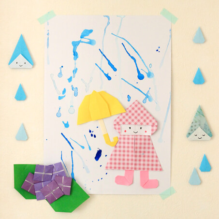雨の日の制作
