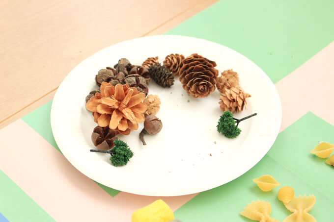 さまざまな種類の材料がある