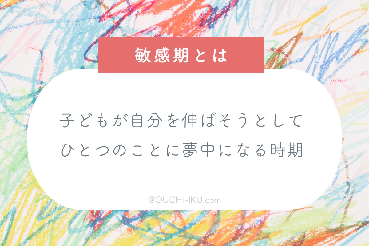 モンテッソーリ境域の敏感期とは簡単に