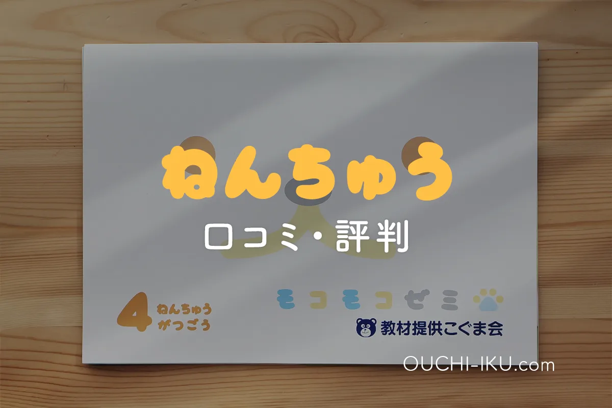 モコモコゼミ年中コース1年受講口コミレポ。基礎力づくりはバッチリ 