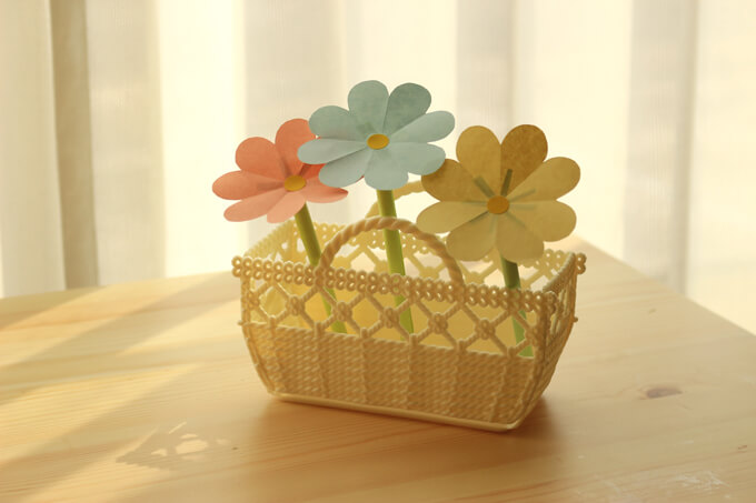 折り紙で作る簡単なガーベラの花
