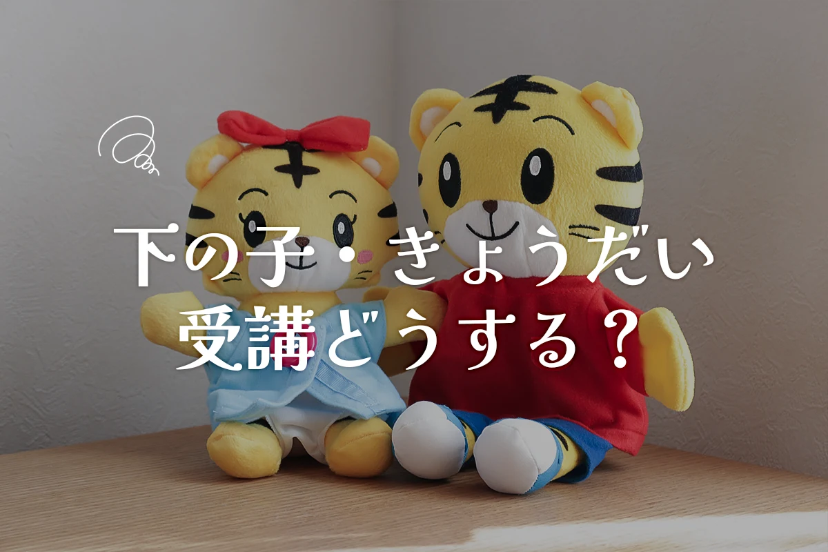 こどもちゃれんじ二人目・下の子兄弟は受講する？お下がり？体験談を 