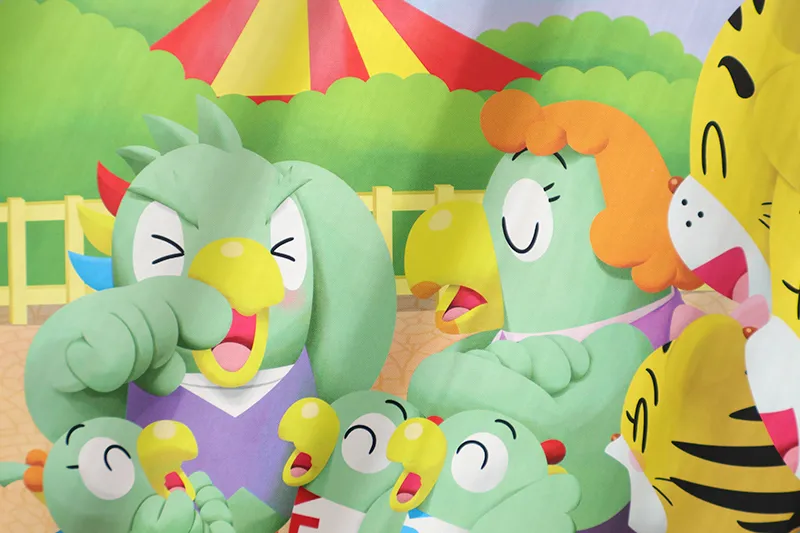 しまじろうの仲間たちトリッピーガオガオさんみみりん、ニャッキーはなちゃん クリスマス衣装 これなぁに？★しまじろう みみりん とりっぴぃ ガオガオさん バイキンマン 秋 shimajiro 호피 巧虎