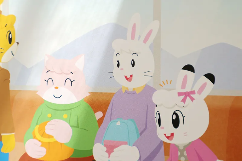 しまじろうの仲間たちトリッピーガオガオさんみみりん、ニャッキーはなちゃん クリスマス衣装 これなぁに？★しまじろう みみりん とりっぴぃ ガオガオさん バイキンマン 秋 shimajiro 호피 巧虎