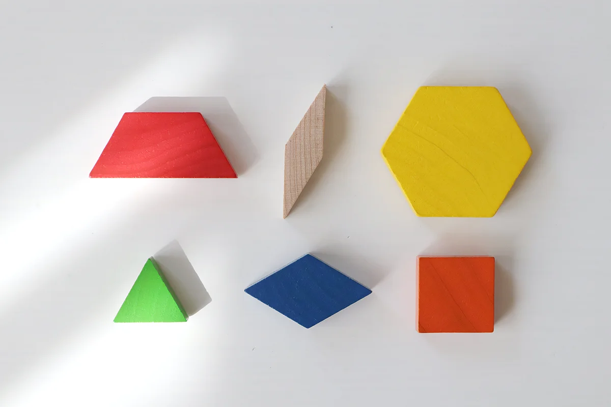 パターン-ブロックの6つの形状