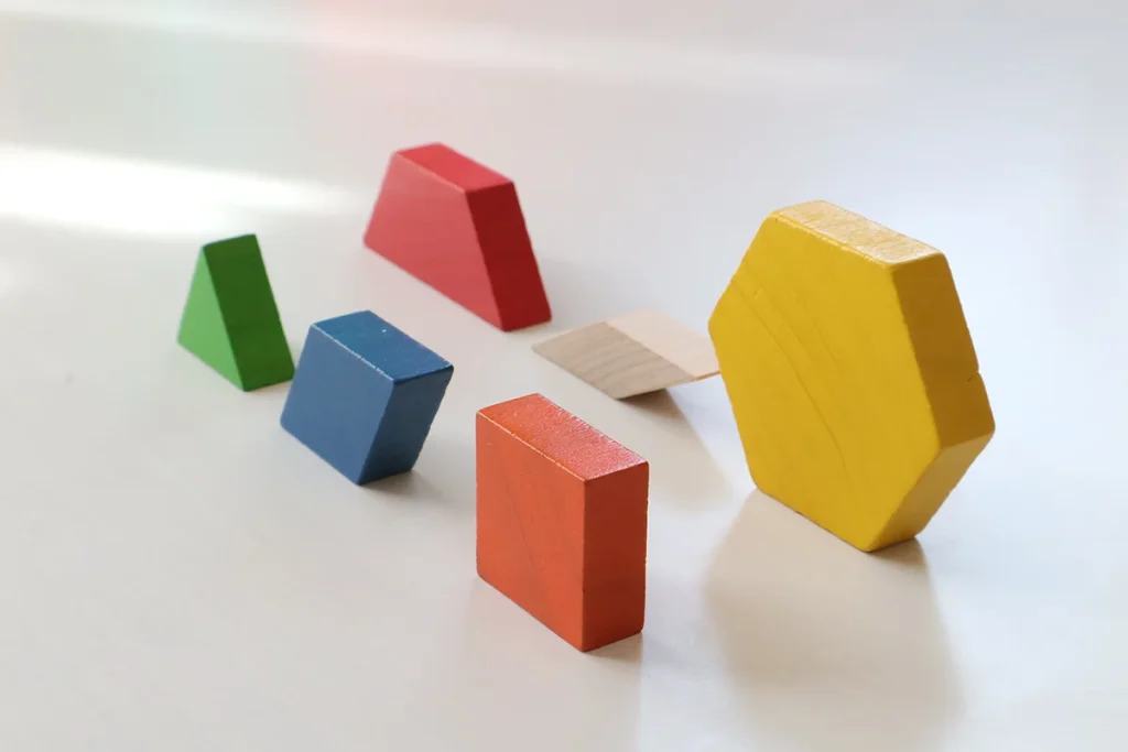 パターン-ブロックの6つの形状2