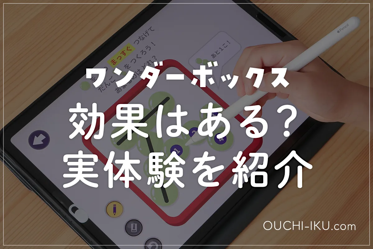 ワンダーボックスの効果は？中学受験に通じる思考力がつく理由は本当？