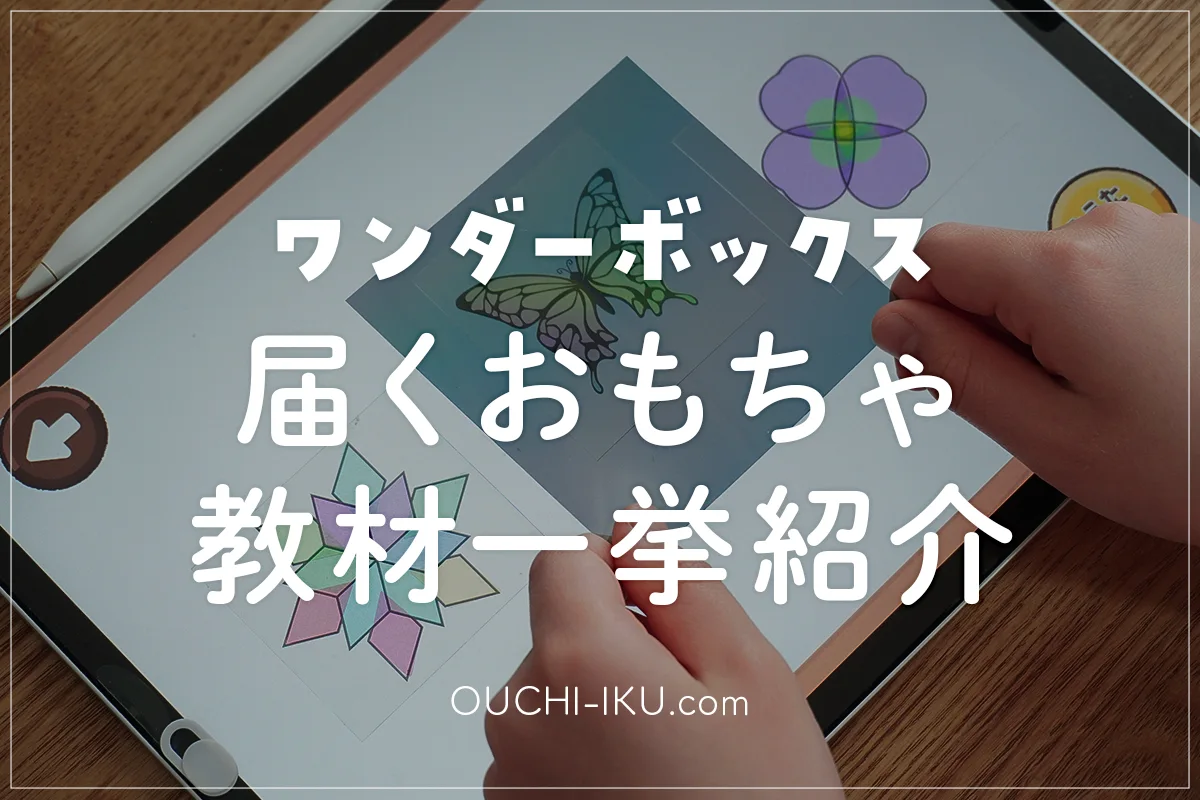 ワンダーボックスのおもちゃは何が届く？楽しい教材内容をまとめて紹介！